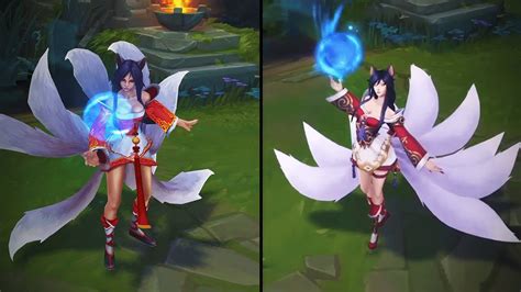 Ahri Visual Rework Comparison Old Vs New League Of Legends Youtube