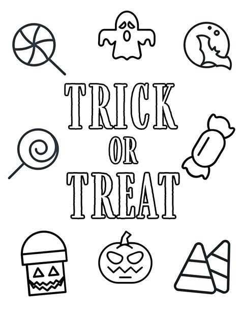 Free Printable Halloween Coloring Pages - Paper Trail Design