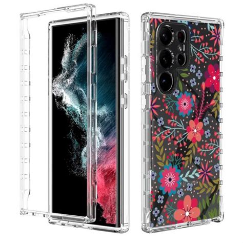 Coque Samsung Galaxy S Ultra Fleurs Et Feuilles