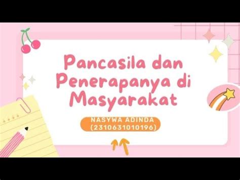 Pancasila Dan Penerapannya Di Masyarakat Youtube