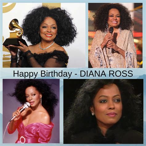 Happy Birthday Diana Ross 1944 Born Diana Ross American Singer