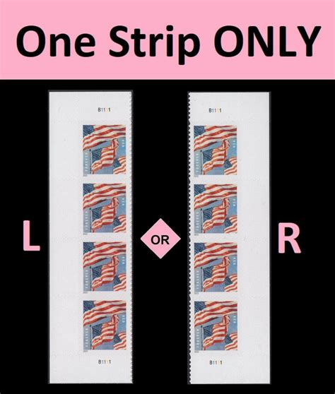 US Flags Forever Plate Strip B1111 4 Stamps From BCA Sheet MNH 2022