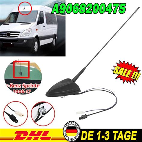 Dachantenne Antennenfuss Stab F R Mercedes Sprinter W Vw Crafter