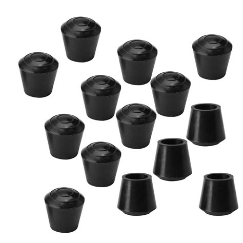 Uxcell 14pcs Chair Leg Tips Caps 10mm 3 8 Inch Anti Slip Rubber