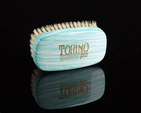 Torino Pro 90 Wave Brush 7 Row Soft Bristles 100 White Boar