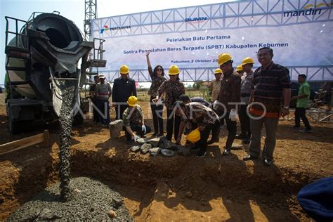 Pembangunan Sentra Pengolahan Beras Terpadu Antara Foto