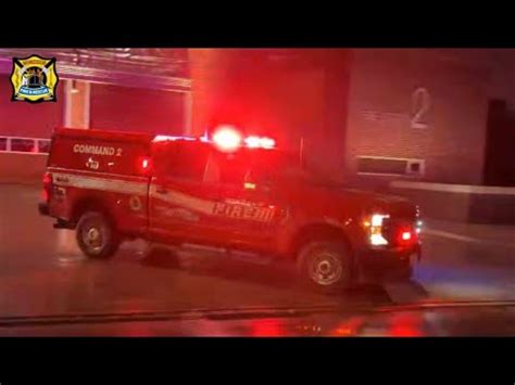 Responding Windsor Fire Engine Command 2 Lights Sirens 2023