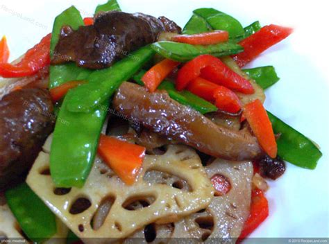 Stir Fried Fresh Lotus Root Recipe