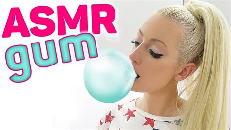 Asmr Chewing Gum Eating Sounds 👄 Relaxing Sound Ear To Ear Whispering