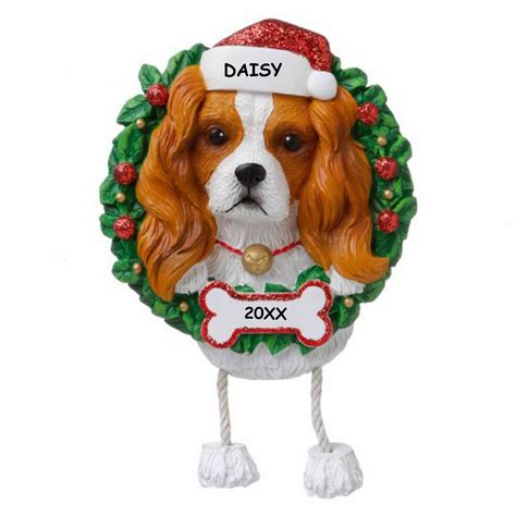 Personalized Pet Dog Christmas Ornament - King Charles | Dibsies ...