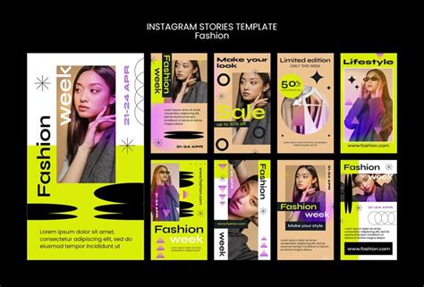 Premium PSD | Fashion template deisgn