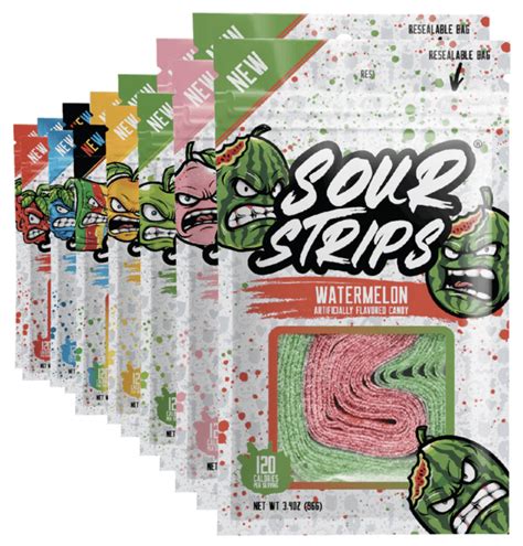 Sour Strips Sour Belts Candy