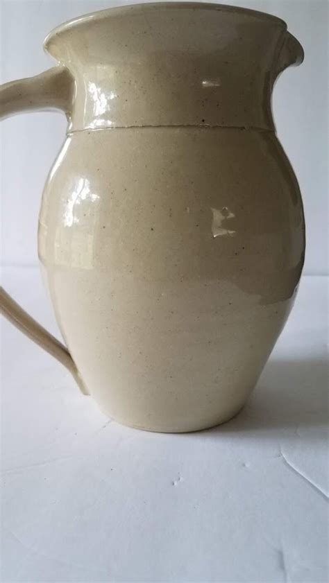 Morgan Pottery Pitcher Etsy