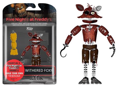 Withered Foxy Funko Fan Made By Fnaf Action Figures Anime Fnaf Foxy