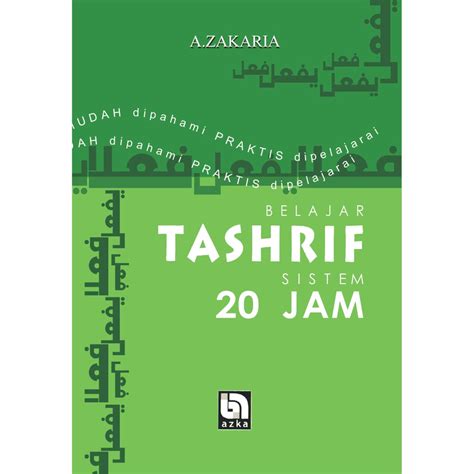 Jual BELAJAR TASHRIF SISTEM 20 JAM A ZAKARIA Shopee Indonesia