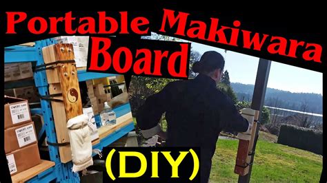 Makiwara Board Portable Karate Punching Board Diy Youtube