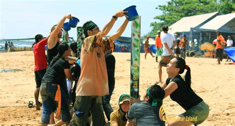 Bali Beach Team Building Activity Fun Games Bali Star Island