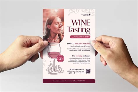 Wine Tasting Flyer Template [ai Eps] Brandpacks