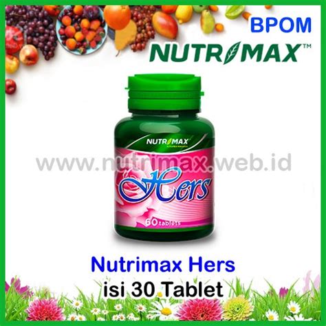 Jual Nutrimax Hers Vitamin Untuk Buat Kesehatan Kesuburan Hormon