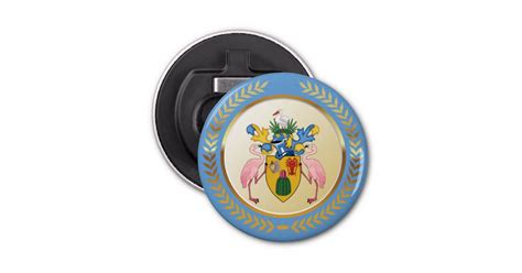 Turks & Caicos Coat Of Arms Bottle Opener | Zazzle