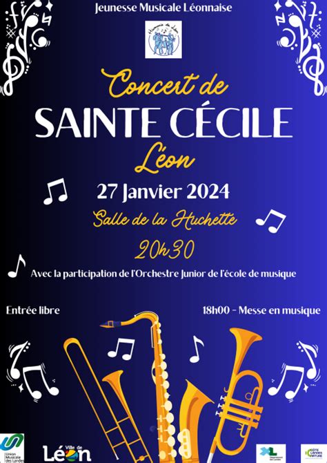 Concert de la Sainte Cécile Site officiel de la Commune de Léon