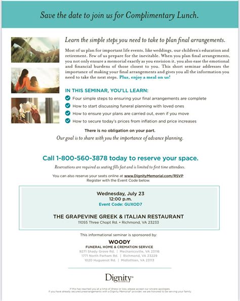 Woody Funeral Home Huguenot Chapel Service Information 1