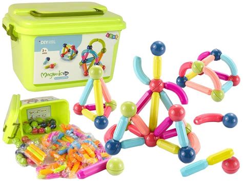 Edukacyjne Klocki Magnetyczne Konstrukcyjne El Lean Toys Sklep