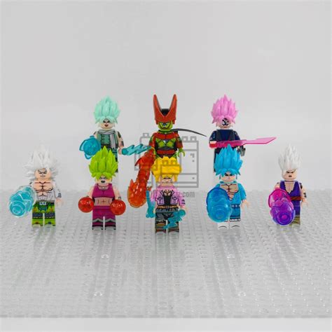 Dragon Ball Z Android Saga and Bardock Minifigures Set of 8pcs with ...