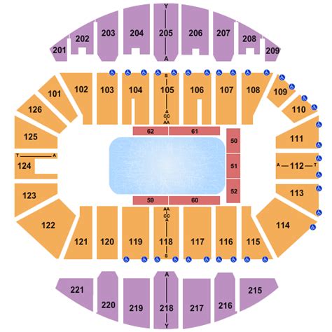 Disney On Ice Tickets Seating Chart Crown Coliseum Disney On Ice