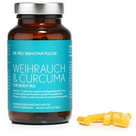 Dr Med Sebastian Pleuse Weihrauch Curcuma Mit Msm Kapseln F R