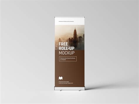 Free Roll Up Mockup 85 X 200 Cm Behance