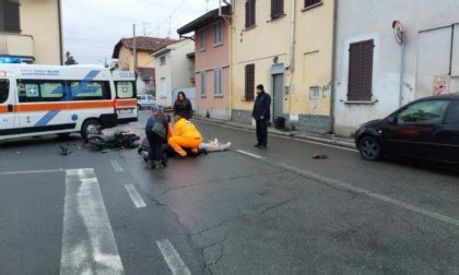 Scontro Tra Auto E Moto Ferito Un Enne Prima Monza