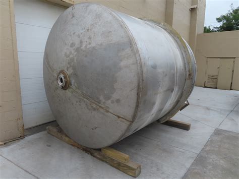 Gallon Stainless Steel Mix Tank With Dish Bottom