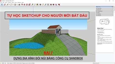 C Ch T O A H Nh Trong Sketchup B Ng C Ng C Sandbox Youtube