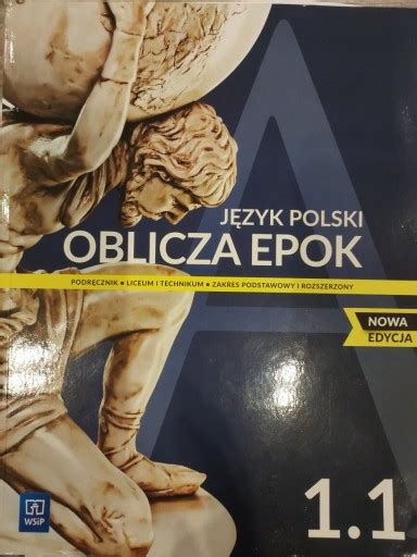 Jezyk polski oblicza epok Podręcznik Tomaszów Mazowiecki Kup teraz