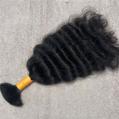 RAW NATURAL CURLY BULK HAIR BUNDLES | BLACK BOAT HAIR"S