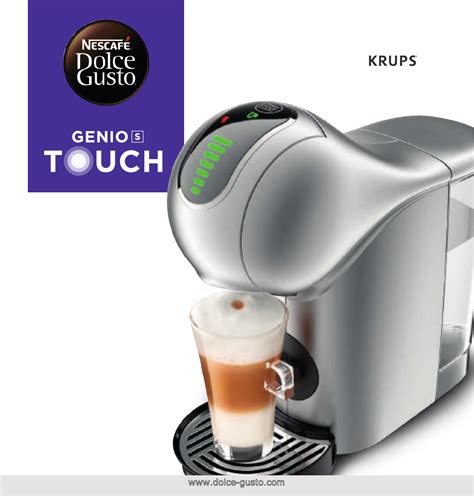 Mode d emploi Krups Nescafé Dolce Gusto Genio S Touch Français 24