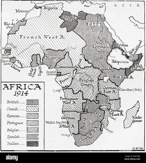 Historical map africa hi-res stock photography and images - Alamy