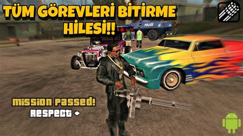 Gta San Andreas bütün görevleri bitirme hilesi Android İOS YouTube