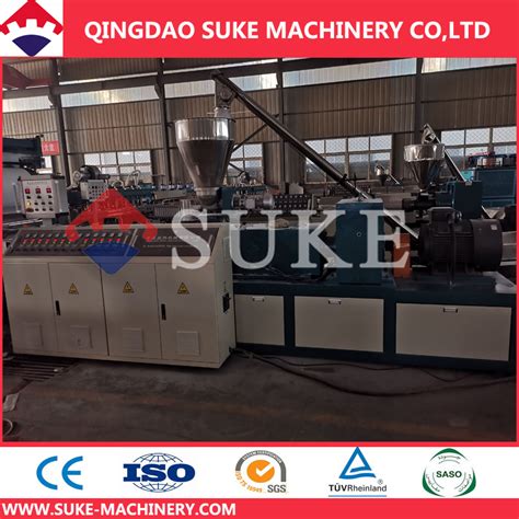 Sjsz Pvc Pipe Profile Sheet Board Conical Double Screw Extruder