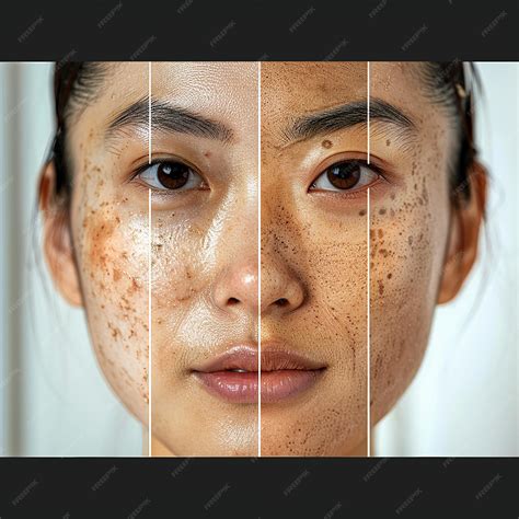 Premium Photo A Woman With Freckles On Her Face And The Words Freckles On The Face