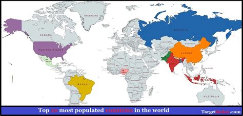 Top 10 Most Populated Countries In The World