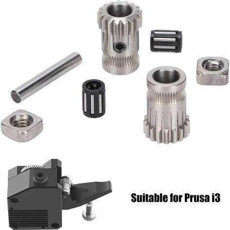 Review Djdk Extrusion Wheel Kit Extrusion Wheel Kit Hardened Steel Extruder Driving Gear Parts