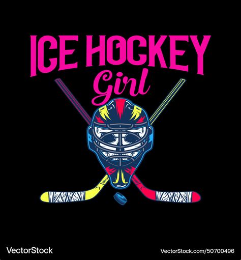 Ice Hockey Girl Gift Player Goalie Mask Sticks Puc