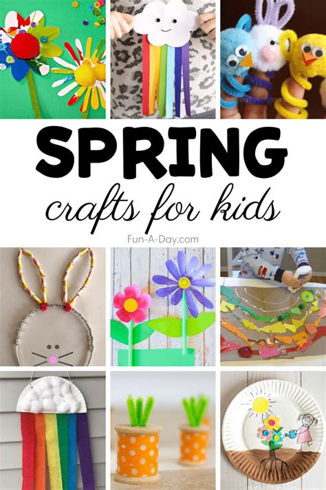 Spring Crafts Perfect for Preschoolers - Fun-A-Day!