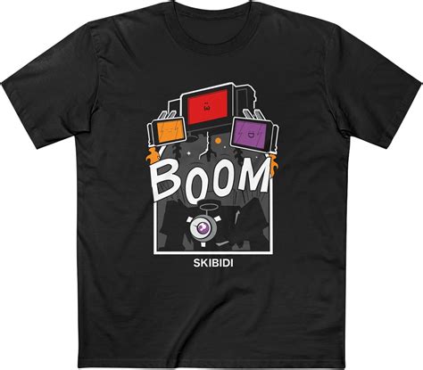 Skibidi Toilet Heads Up Tee Adult Titan Tv Man Dafuqboom Official