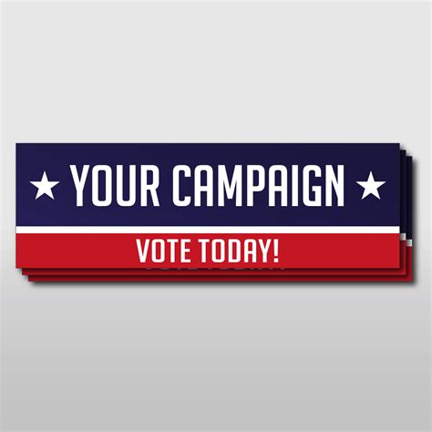 Bumper Stickers for your Political Campaign - Union Printed