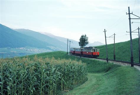 Stubaitalbahn Zug Nahe Kreith 18 08 1973 Bahnbilder De