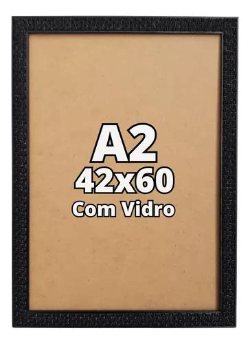 Moldura A2 Quadro Tamanho 60x42 C Vidro Alta Qualidade Parcelamento