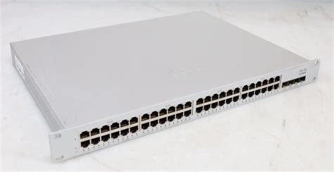 Cisco Meraki Ms225 48fp 48x Poe Rj45 4x 10gbe Sfp Gigabit Switch Ms225 48fp Hw Ebay